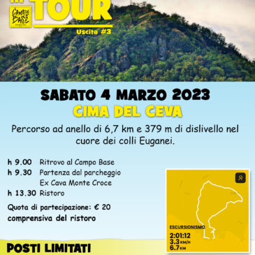 CAMPOBASE IN TOUR#3 MONTE CEVA